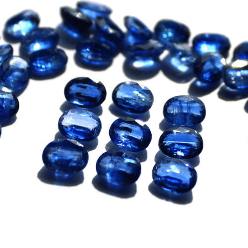 6 Pcs Natural Blue Kyanite Untreated 8mmx6mm Oval Cut Calibrated Gemstones Lot - Picture 6 of 12