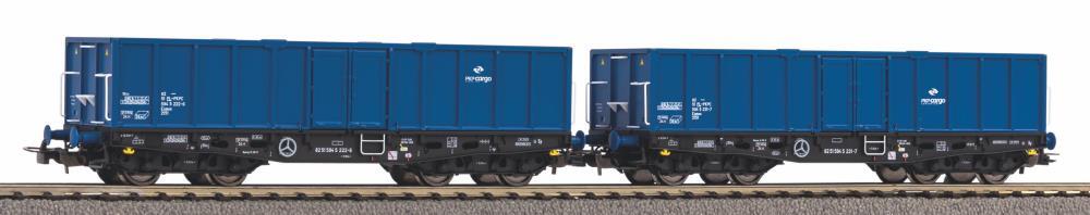 Piko 58260, 2tlg. Set Hochbordwagen, PKP Cargo, Neu & OVP, H0