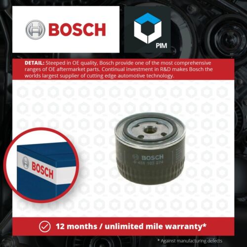 Oil Filter fits LADA VESTA 1.6 2015 on 21129 Bosch 21051012005 2105101200501 New - Picture 1 of 6