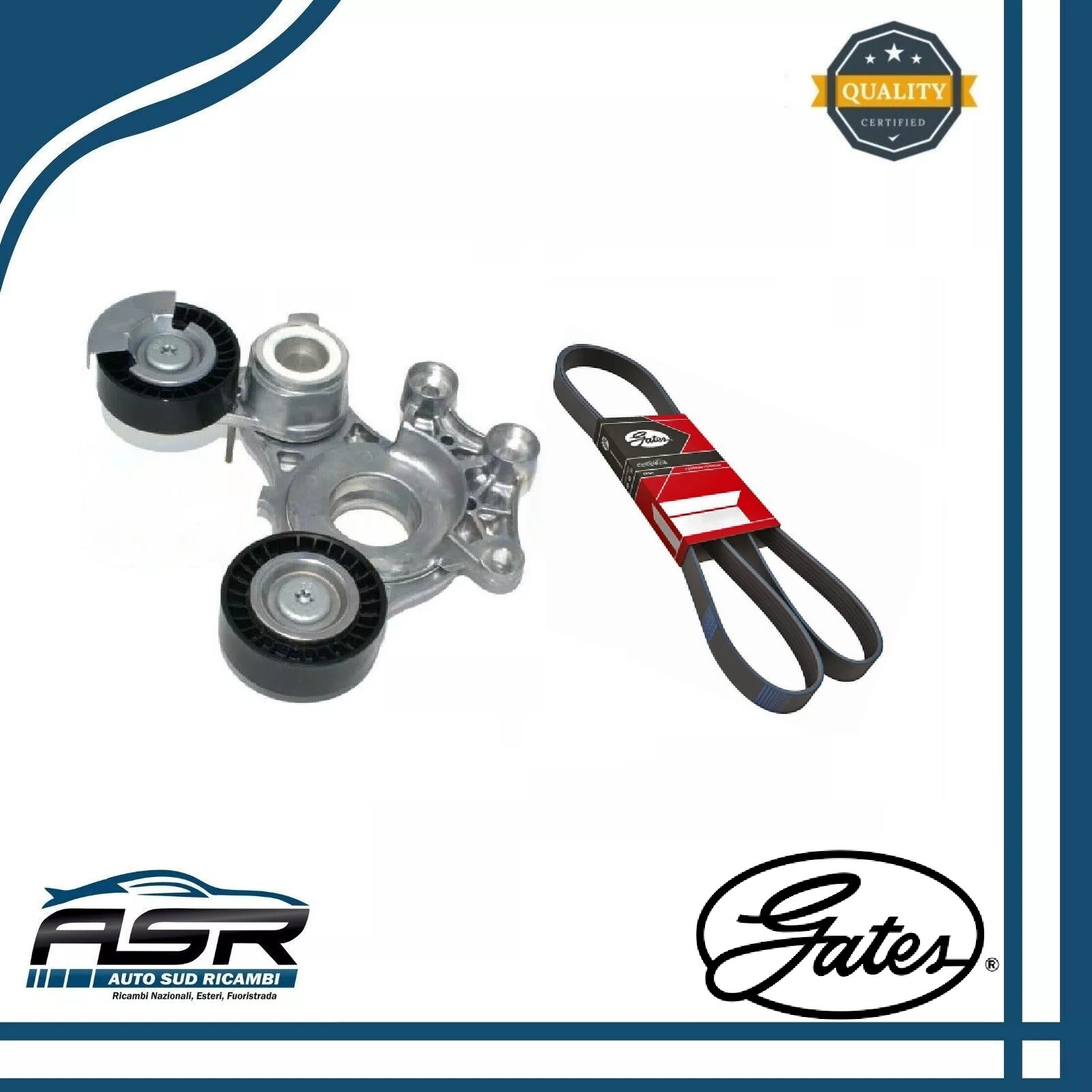 TENDICINGHIA SERVIZI + CINGHIA FIAT 500 PANDA LANCIA YPSILON 1.0 MILD HYBRID