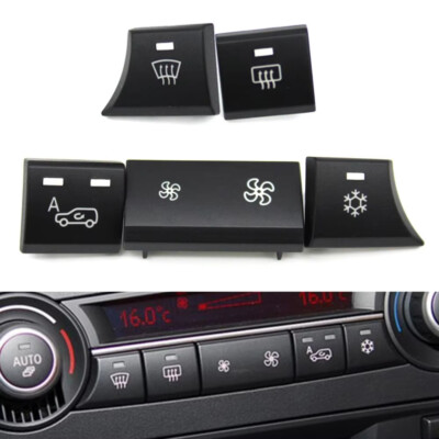 Dashboard Ventilation Heater Climate Button Switch 64119310445  For BMW X5 5pcs