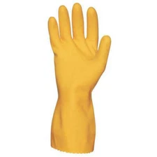 Best Master 702, Flock-Lined Natural Rubber, Chemical Resistant Glove, 1 Pair