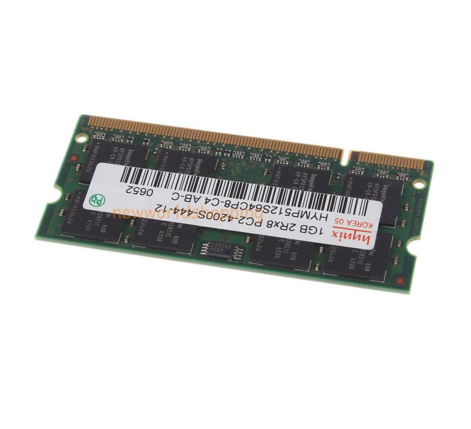 2GB 2X 1GB 1G DDR2 533Mhz PC2-4200S 2RX8 200Pin SODIMM Laptop RAM Memory CL4 - Image 4 of 4
