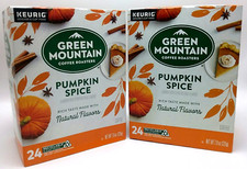 2 Pk Green Mountain Seasonal Pumpkin Spice Coffee 24 Keurig K Cups