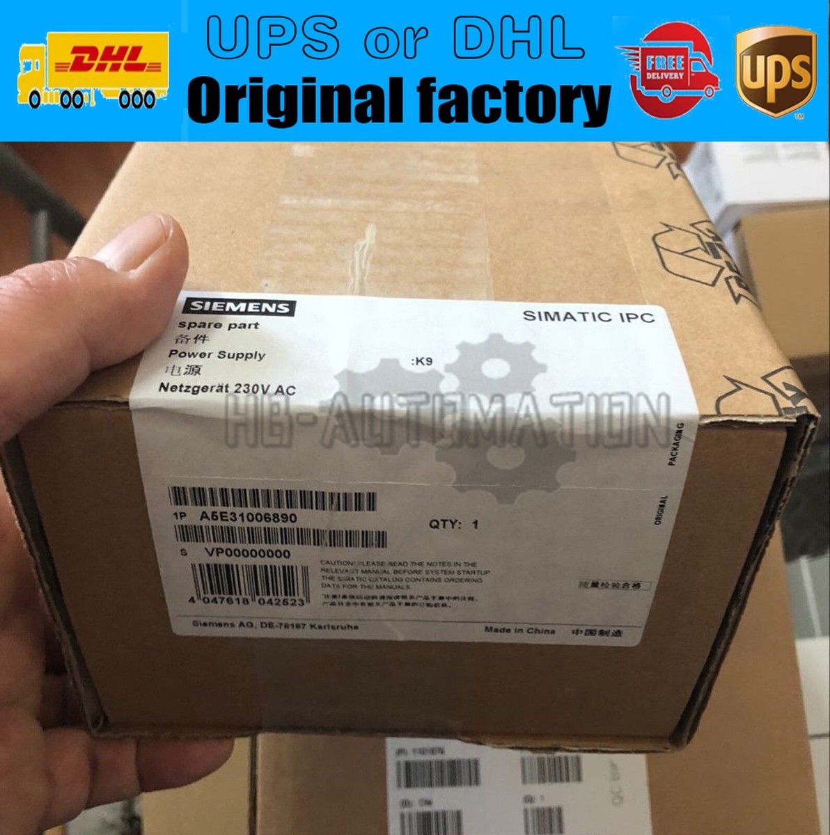 1PCS New Siemens A5E31006890 A5E31006890-K9 One-year Warranty