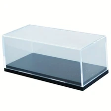 1pc 1:64 Acrylic Case Display Box Clear Anti-Dust W/ Base for Model Car Toys