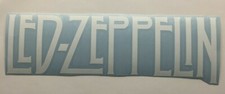 Led Zeppelin Band Logo Die Cut Vinyl Sticker Classic Hard Rock and Roll