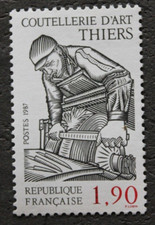 Timbre - FRANCE - THIERS: coutellerie d'Art - YT2467 - Neuf ** - 1987
