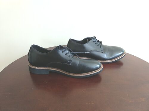 Deer Stags Denny Boys 5 Oxford Black Vegan Leather Dress Shoes Easter Church - Picture 1 of 14