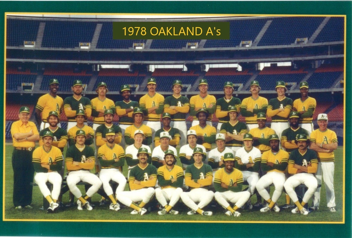 1978 OAKLAND ATHLETICS A's 8X10 TEAM PHOTO MLB BASEBALL PICTURE | eBay