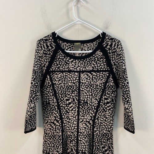 Ann Taylor Womens Large Sweater Dress Tunic Knit Top 3/4 Sleeve Pullover 6878 - Picture 3 of 10