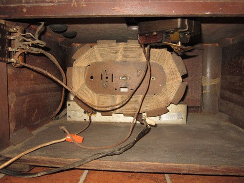 Fonograma de radio AM tubo vintage Crosley modelo 35-AK para piezas o restauración - Imagen 8 de 11