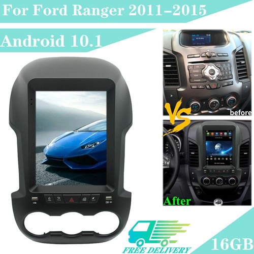 Car Stereo Radio GPS For 2011-2015 Ford Ranger Navigation 9.7" Android 10.1 WiFi - Picture 1 of 11