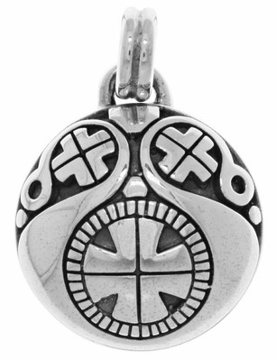 Jewelry Trends Sterling Silver Viking Protection Amulet Pendant
