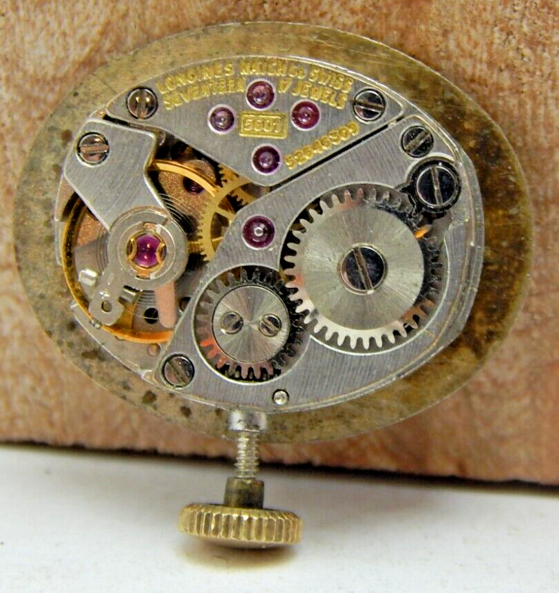 Vintage Longines 5601 17 jewel ladies wrist watch movement with