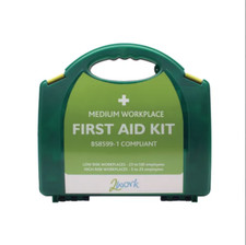 2Work BSI Compliant First Aid Kit Medium - New + Free 24h Delivery