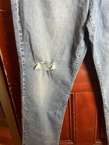 NWT a.n.a Highest Rise Vintage Straight Jeans Distressed Sz 18 - Picture 5 of 9