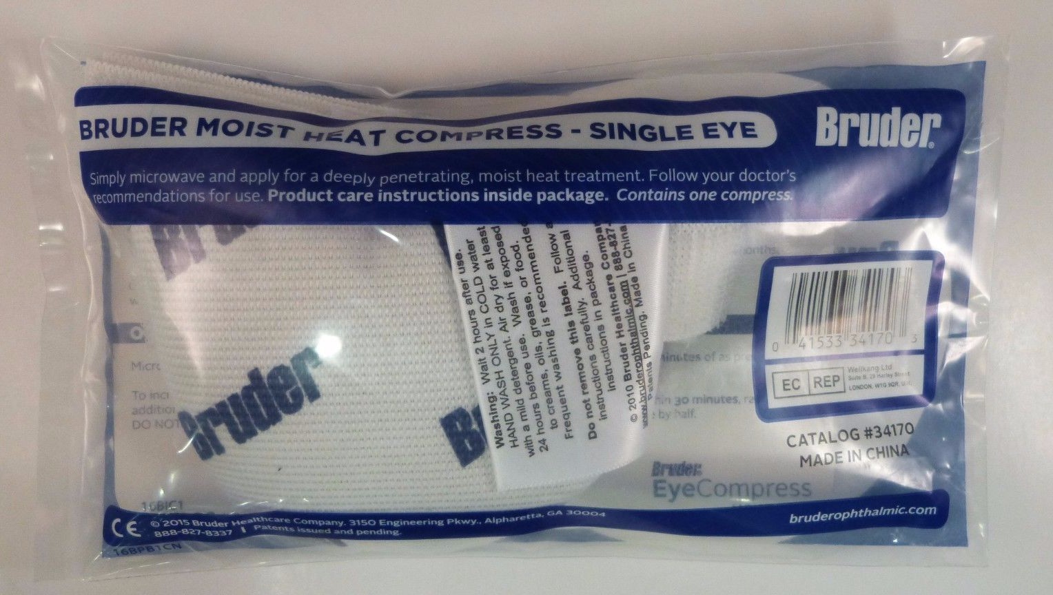 Bruder Moist Heat Stye Compress SINGLE Eye Hydrating Mask MediBeads® Microwave eBay