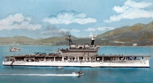 Royal Navy Carrier Hms Eagle 1924 To 1942 Around The World And Sinking By U 73 Ebay