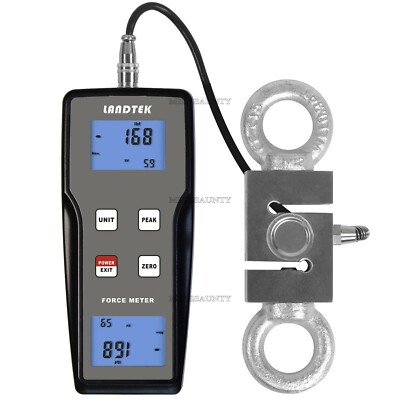 FM-204-500K Split Digital Push Pull Force Gauge Tester Meter External Sensor sb