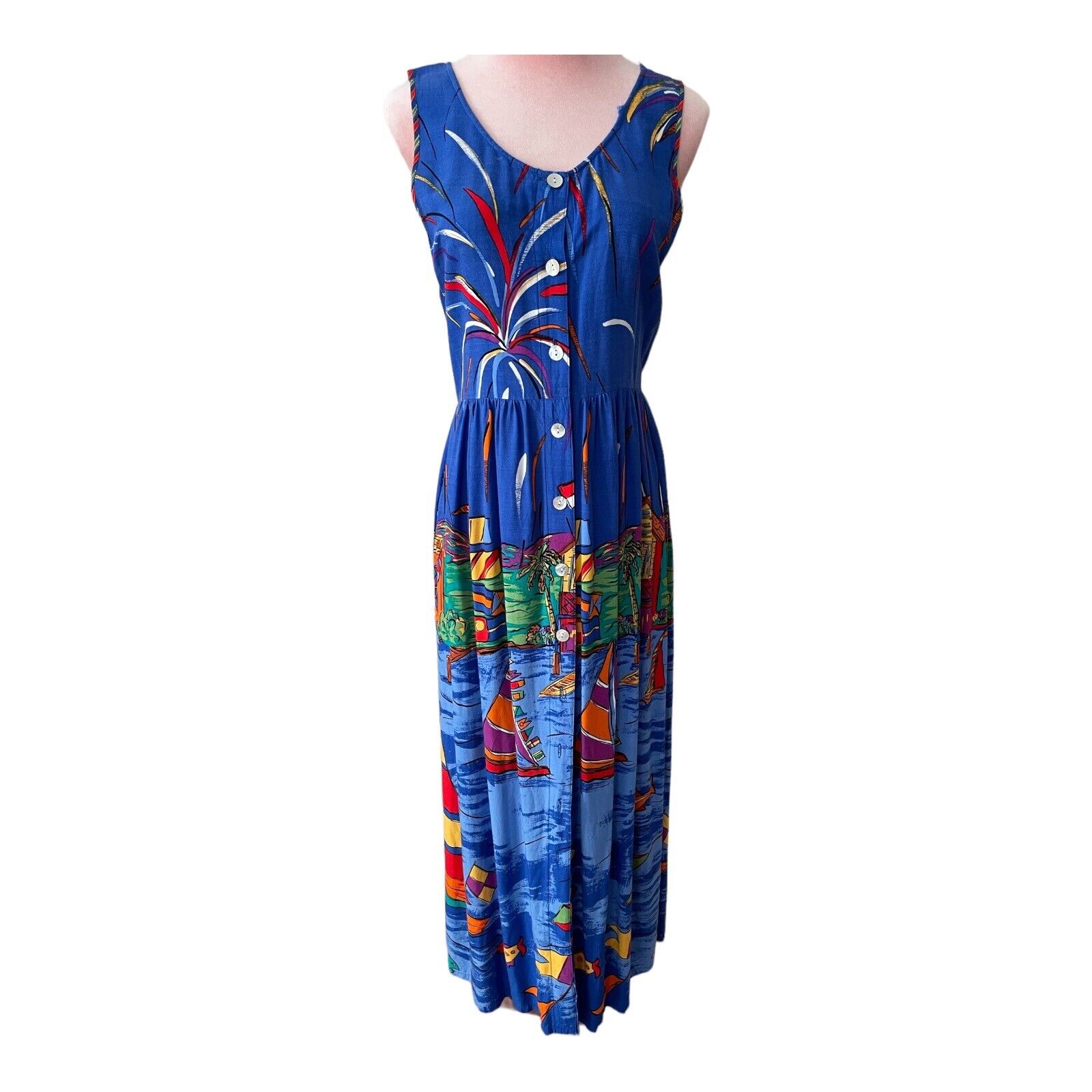 Vintage Carole Little Dress Size 4 Resort Wear Cr… - image 4