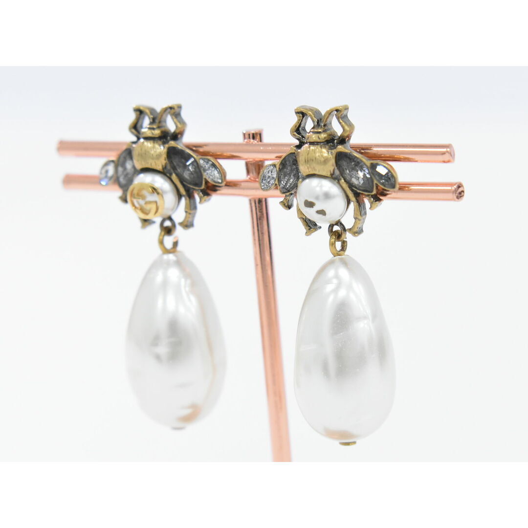 GUCCI bee ピアス ラインストーン パール 楽天市場】グッチ GUCCI ピアス Bee ハチ メタル/フェイクパール