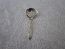 Vintage National Silver Plate Relish Slotted Spoon ~~GOOD CLEAN CONDITION!!