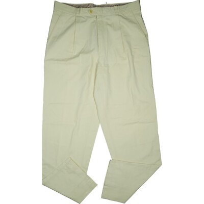 ALBERTO 52 L34 Jeans Hose Creme Beige Herren Relaxed Chino Karotte fit W36 XL