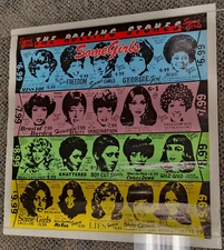 The Rolling Stones Some Girls 1978 PROMO Poster 24x24 Vintage ORIGINAL