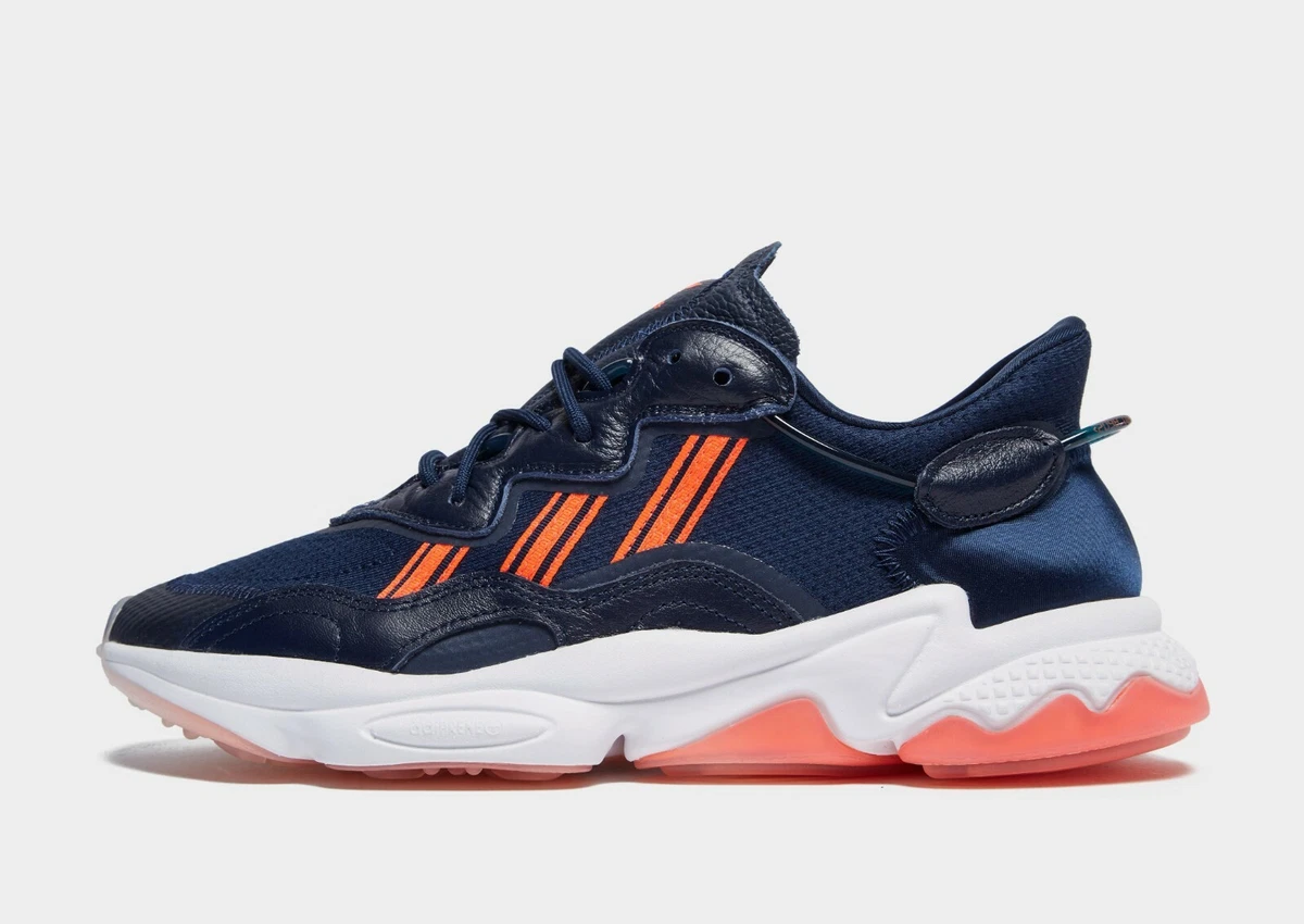 Adidas Originals Ozweego ® ( Men UK 12 EUR 47.5 ) Blue / Navy Orange | eBay