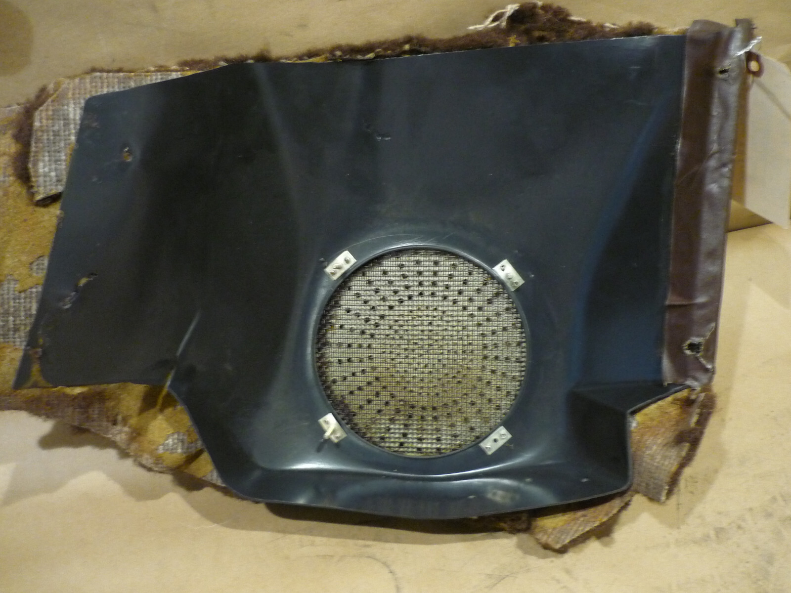Ferrari Testarossa - Right Front Side Speaker Cover Carpet (Brown)- P/N 61550600