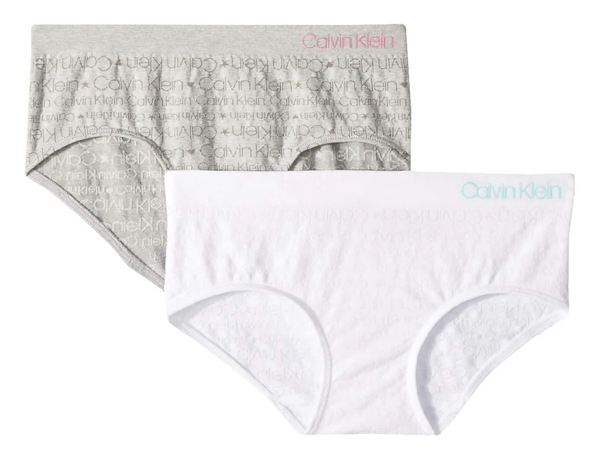 Calvin Klein 2 Pack Seamless Hipster Underwear Kids Size M A3545