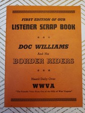 1930s Autographed Doc Williams & His Border Riders WWVA Wheeling WV Radio Show
