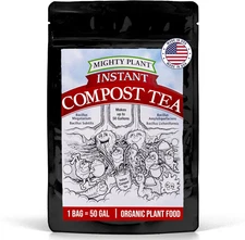Organic Instant Compost Tea (5 Oz) – Probiotic Plant Food Bloom Booster & Yield 