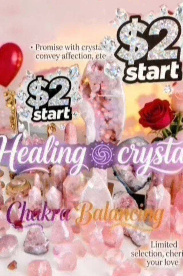 Aether🔥 Crazy $2 Start! Rare Healing Crystals Live Auction | Free Shipping