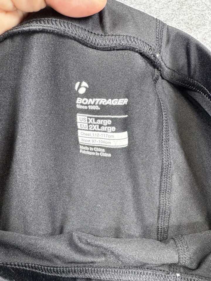 BONTRAGER Mens XL Black Cycling Shorts Bicycle Compression Padded Performance - Image 3 of 4