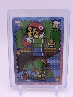 Family Computer Famicom - Mario TMNT Rare EX Mashup Card Numbered #6 Of 88