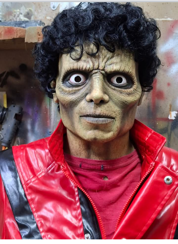 Handmade Latex mask of Michael Jackson Thriller, Fans version 1982