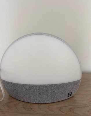 Hatch White Noise Sound Machine with Night Light, White Dome & Gray Base