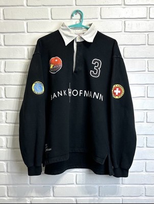 St. Moritz 2006 Polo Rugby Shirt 21st Cartier Bank Hofman World Cup Men SZ M 