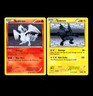 2011 Pokemon RESHIRAM & ZEKROM Holo Rare BLACK STAR PROMO Tin Cards BW004 BW005