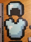 Pearler Bead Minecraft Diamond Armor and Swords — photo 4