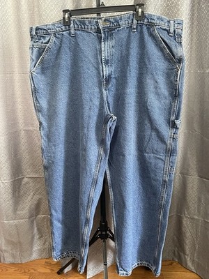 RK Rural King Men's 48x 30 Real Work Wear Carpenter Denim Blue Jeans