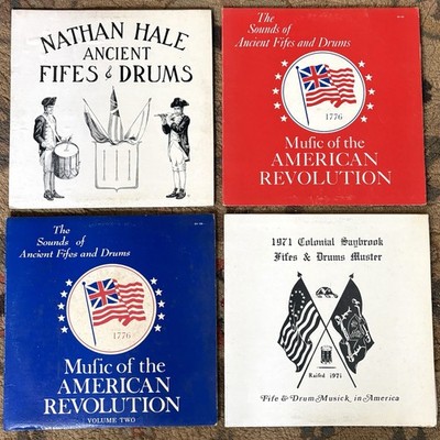 Nathan Hale Ancient Fifes and Drums Music of American Revolution Vinyl LP Lot 4