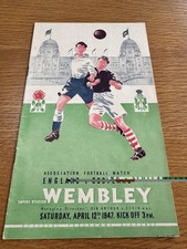 England V Scotland 12th April 1947 Official Programme