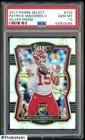 2017 Panini Select Silver Prizm #103 Patrick Mahomes II Chiefs RC Rookie PSA 10