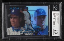 1999 Flair Showcase Row 1 Legacy Collection 45/99 Todd Hundley #85L BGS 8.5 b4d