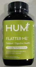 Hum Nutrition Flatter Me Digestive Enzymes Capsules - 60 Count