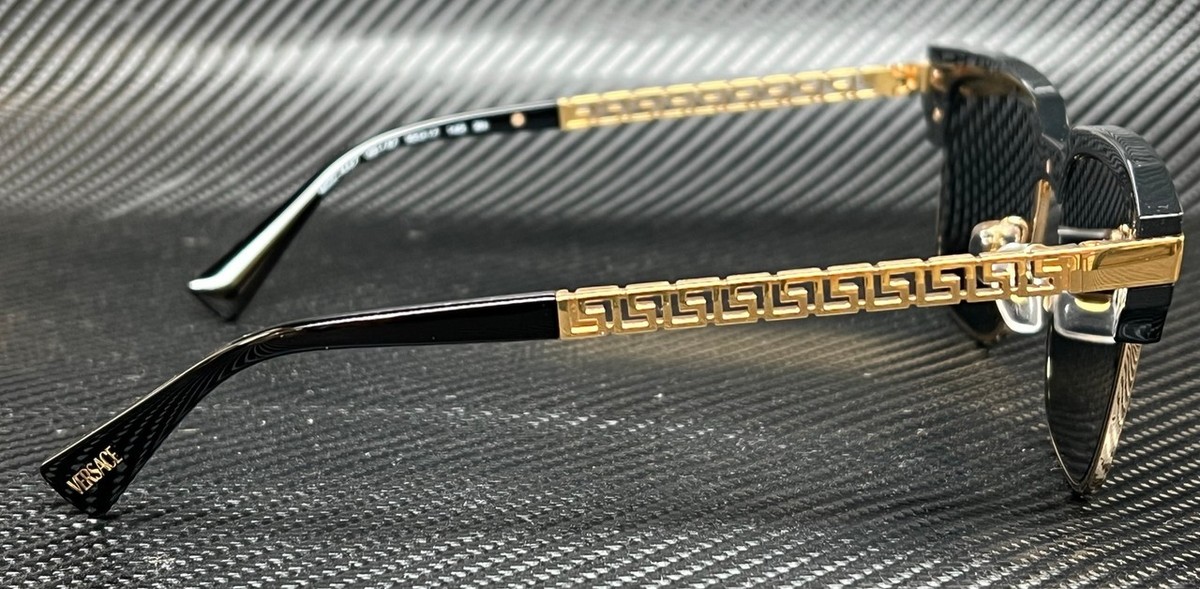 VERSACE サングラス ブラック/ゴールド　VE4447 Versace VE4447 Tortoise, Gold Prescription Sunglasses - 50% Off Lenses