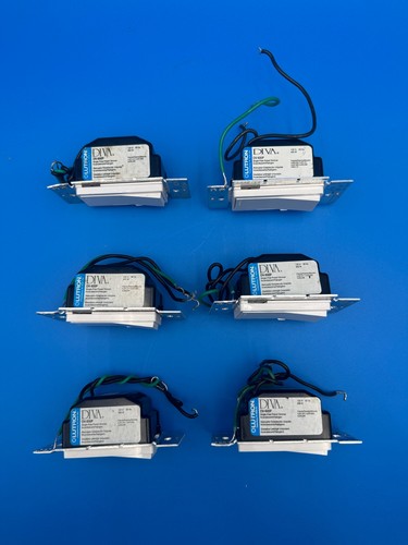 Lot 6 LUTRON DV-600P Dimmer Switch White